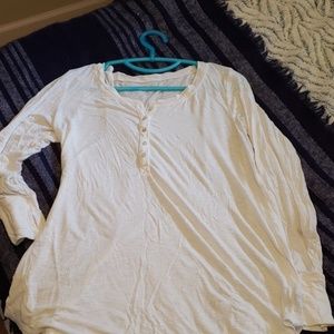 aerie Tops - Aerie henley with thumb hole aerie Tops - Aerie henley with thumb hole